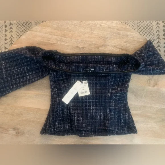 Zara - M - Blue/White/Black NWT - Picture 4 of 7